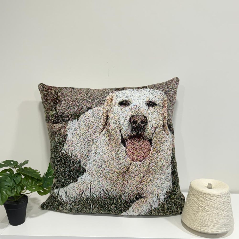 Almofada Jacquard com Fotografia