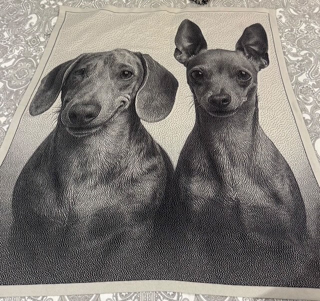 Manta Jacquard com fotografia Preto e Branco